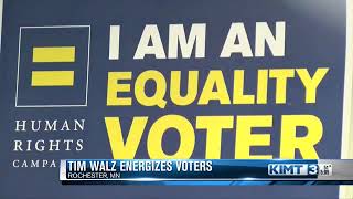 Tim Walz rallies voters days before they head to the polls