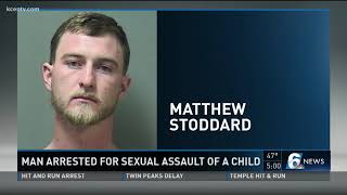 Man arrested for sexual assault of a child