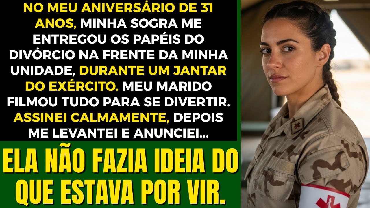 Minha Sogra Me Deu Papéis De Divórcio — Ela Jamais Imaginou Minha Vingança No Jantar Do Exército.