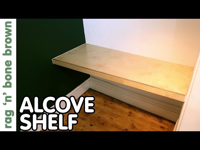 Alcove Shelves, Wood Alcove Shelves