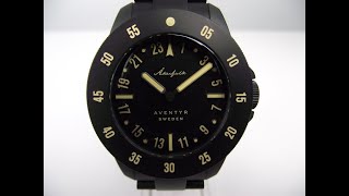 Akerfalk Aventyr 24 Hour Vanta Black 4K Watch Review