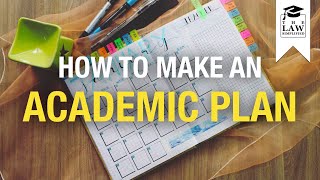 How To Make An Academic Plan
