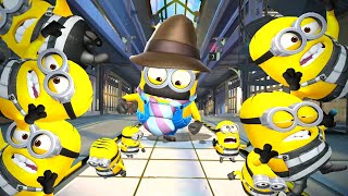 Minion Rush Dad minion on Special Mission SING OUT - Crush 72 obstacles as the Mega Minion at Prison