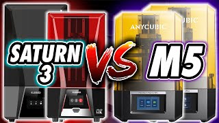 Saturn 3 & Ultra Vs Anycubic M5 & M5s - 4 Printers - 1 CLEAR WINNER