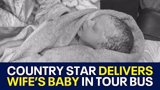 Country star helps deliver wife's baby in tour bus during concert