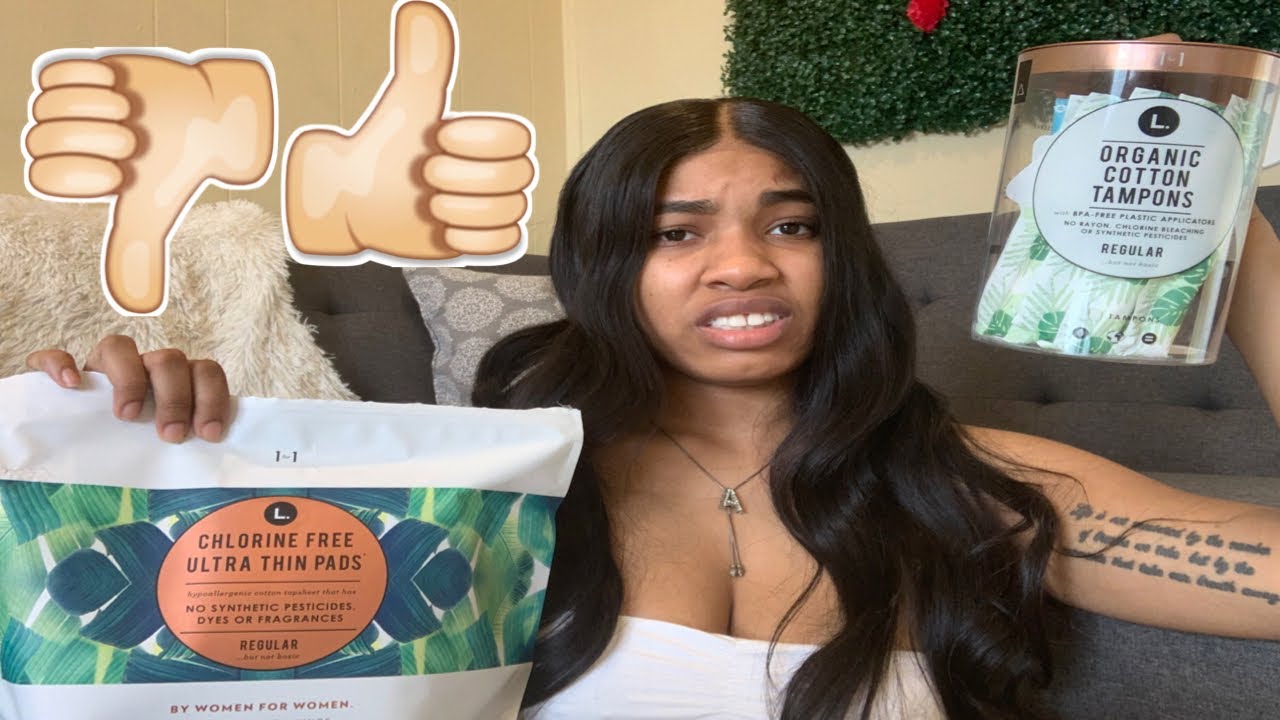 L. Organic Tampons and Pads Review Is it worth it?? YouTube