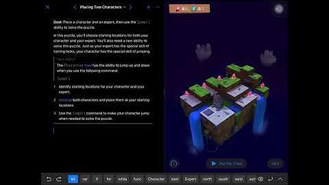 Placing Two Characters on Swift Playgrounds