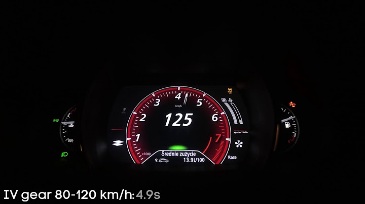 2018 Renault Megane R.S. TCe 280 MT Cup - acceleration 80-120 km/h