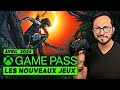 Xbox game pass  les nouveaux jeux sur xbox pc cloud  dbut avril 2024