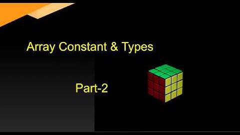 LabVIEW ARRAY Constant in tamil