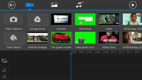 How to apply Chroma key effect in Power Director Android