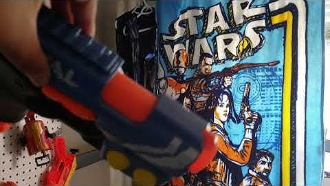 Firing demo of nerf rival knockout.