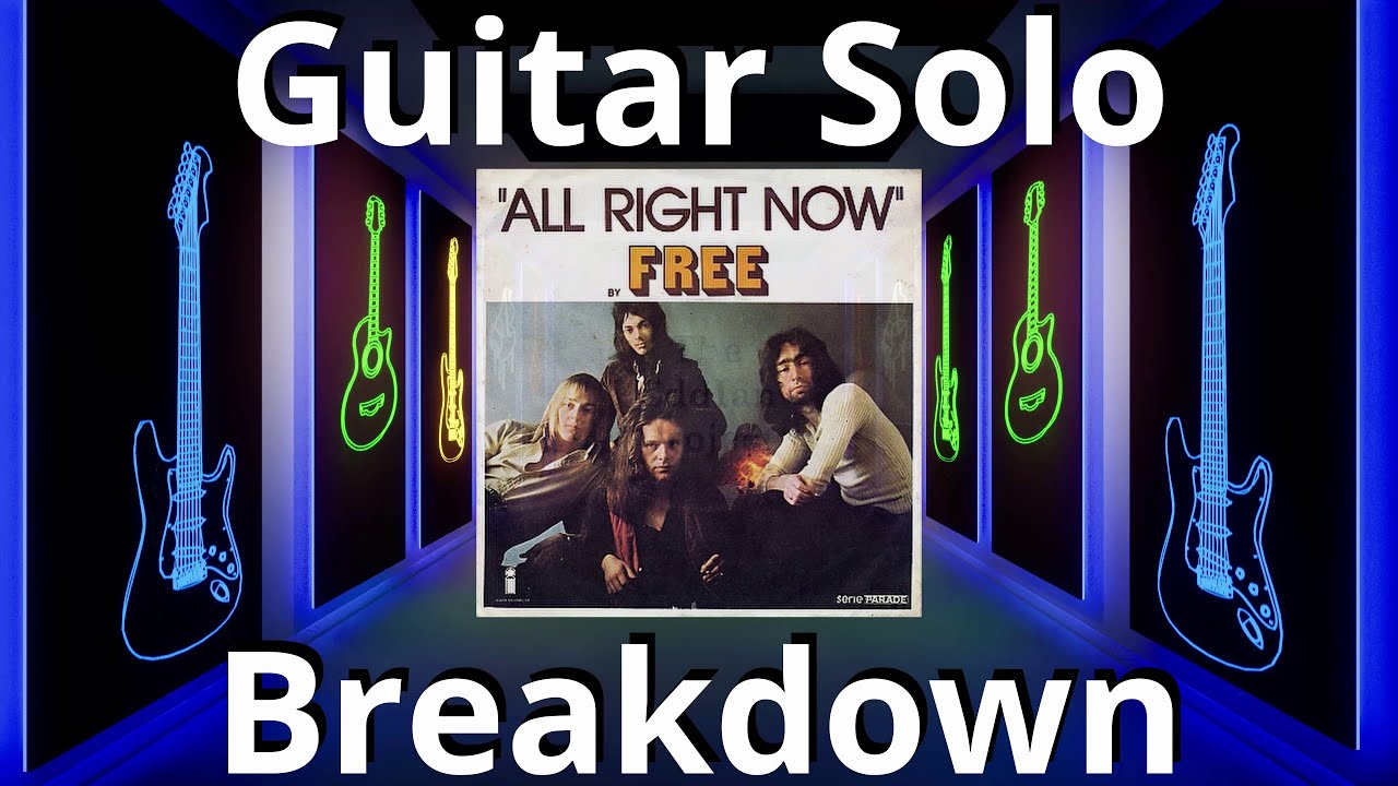 All Right now Guitar Solo Breakdown. - YouTube