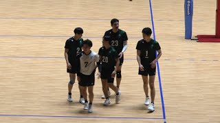中央 Vs専修 第1セット 男子バレーボール