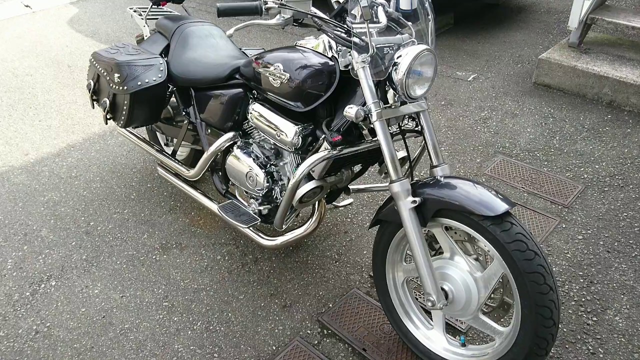 マグナ250 T Fドラッグパイプ排気音 Youtube