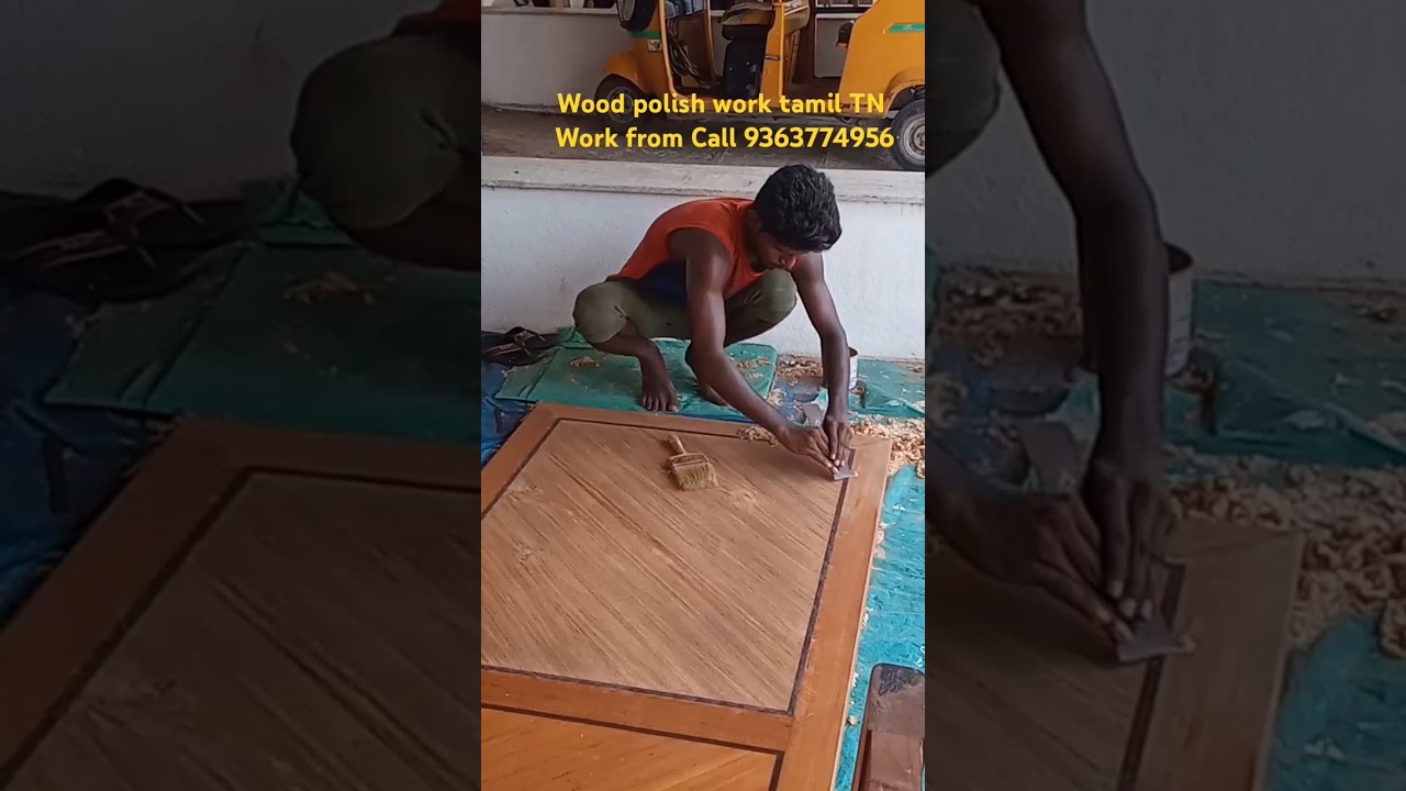 Repolish work|| Cleaning work || Wood Polish Work Tamil Tn