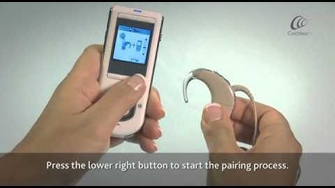 Pairing your Sound Processor to your Remote Assistant