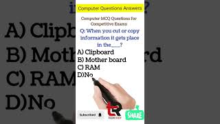 Computer Questions Answers | Computer MCQ & G.K for Competitive Exams | Computer Fundamental Skills.