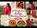 Productive 6AM Morning Routine 🌸 | Coffee, Home Cleaning, Plant Care &amp; Simple Cooking