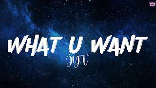 What U Want - JYT (Lyrics) | Bruno Mars, BLACKPINK, HUNTR/X