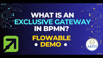 What Is an  Exclusive Gateway in BPMN? (Flowable Demo)