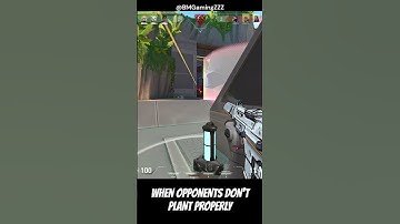 Defusing bomb in #valorant is EZ!