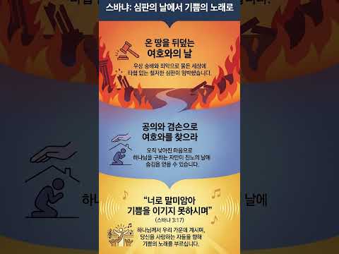 하나님이 등불을 켜고 샅샅이 찾아내 벌하시는 사람 (스바냐 핵심 요약)