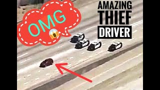 Amazing car driving by Thief | Chased by Police | video recorded by Police helicopter🚁 screenshot 1