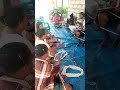 Pengulingan Benang Tenunan oleh Kel. Tenun Ikat Poti Desa Ponain Amarasi