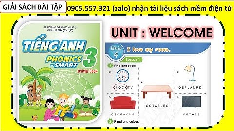 Bài tập anh văn lớp 3 unit 4 năm 2024