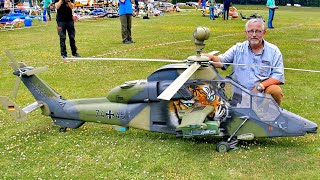 AMAZING RC TIGER MODEL HELICOPTER FROM HELI-FACTORY IN SCALE 1:4.8 / AIRBUS HELICOPTERS FLIGHT DEMO