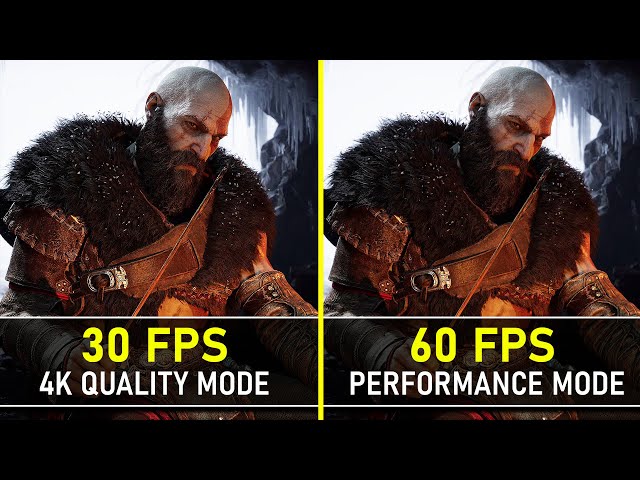 God of War Ragnarok Comparison - PS5 vs. PS4 Pro vs. PS4 / Resolution Mode  vs. Performance Mode 