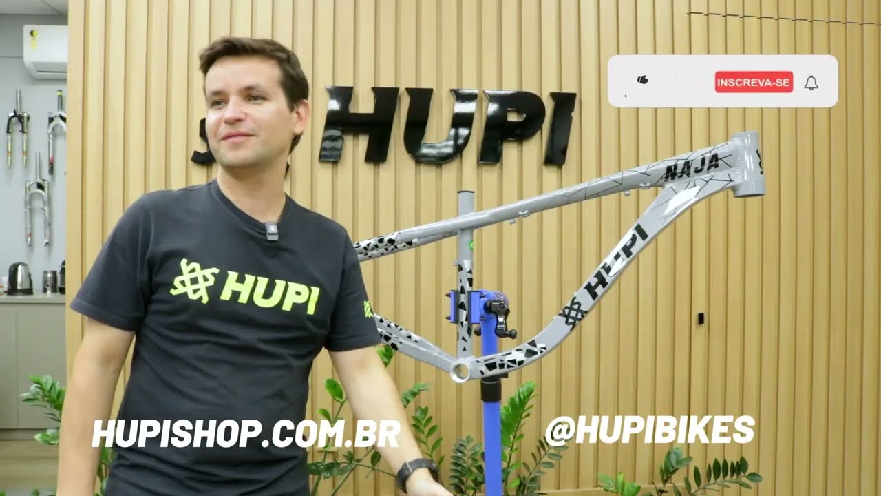 Quadro HUPI Naja V9 em Alumínio 6061-T6 - HUPI | Loja de Corrida