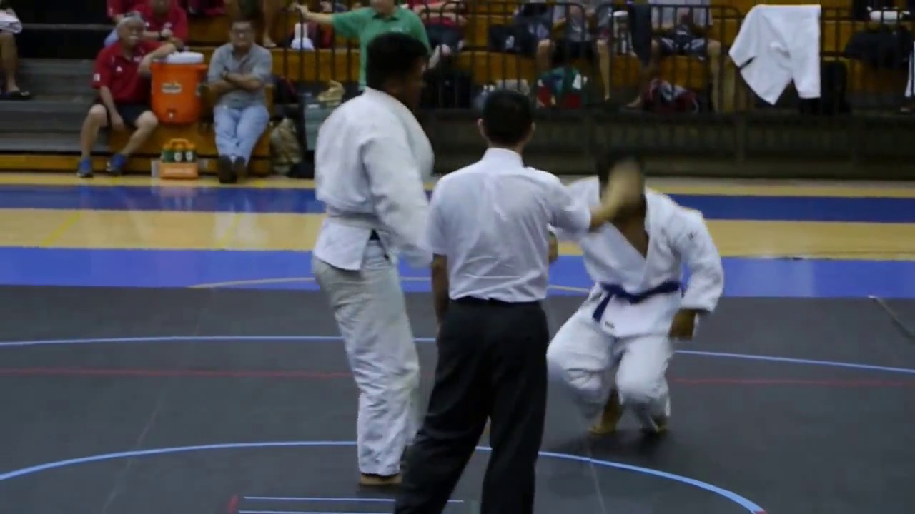 47 OIA Judo Boys   Kaiser vs Kalani  4 1 17  click2ED videos