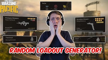 RANDOM LOADOUT GENERATOR WARZONE CHALLENGE! REBIRTH ISLAND!