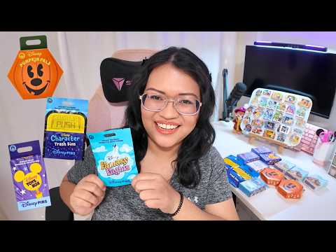Opening 13 Disney Mystery Pin Packs! ♡ Disney Pin Unboxing For Trading or Collection