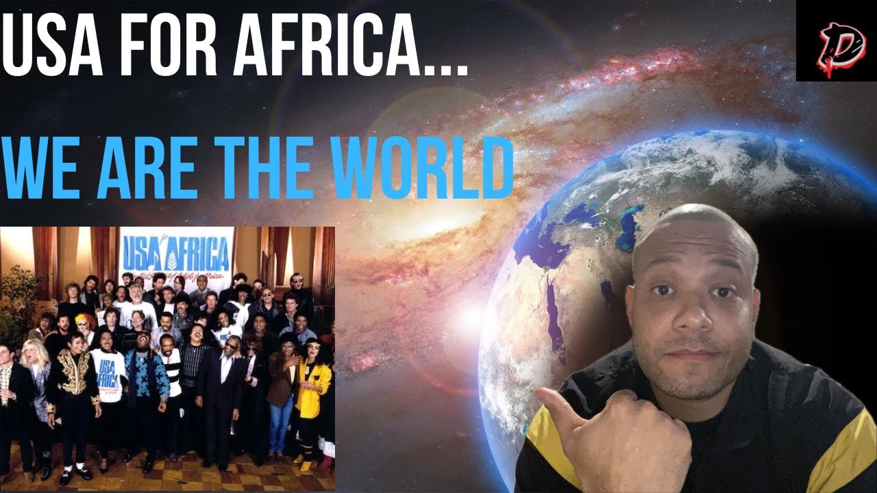 USA FOR AFRICA - WE ARE THE WORLD (REACTION)!!!! MY FIRST REACTION VIDEO!!!