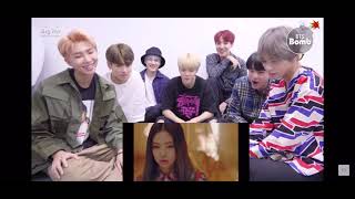 🌟BTS reaction the to blackpink🖤💗 🔥playing with fire🔥