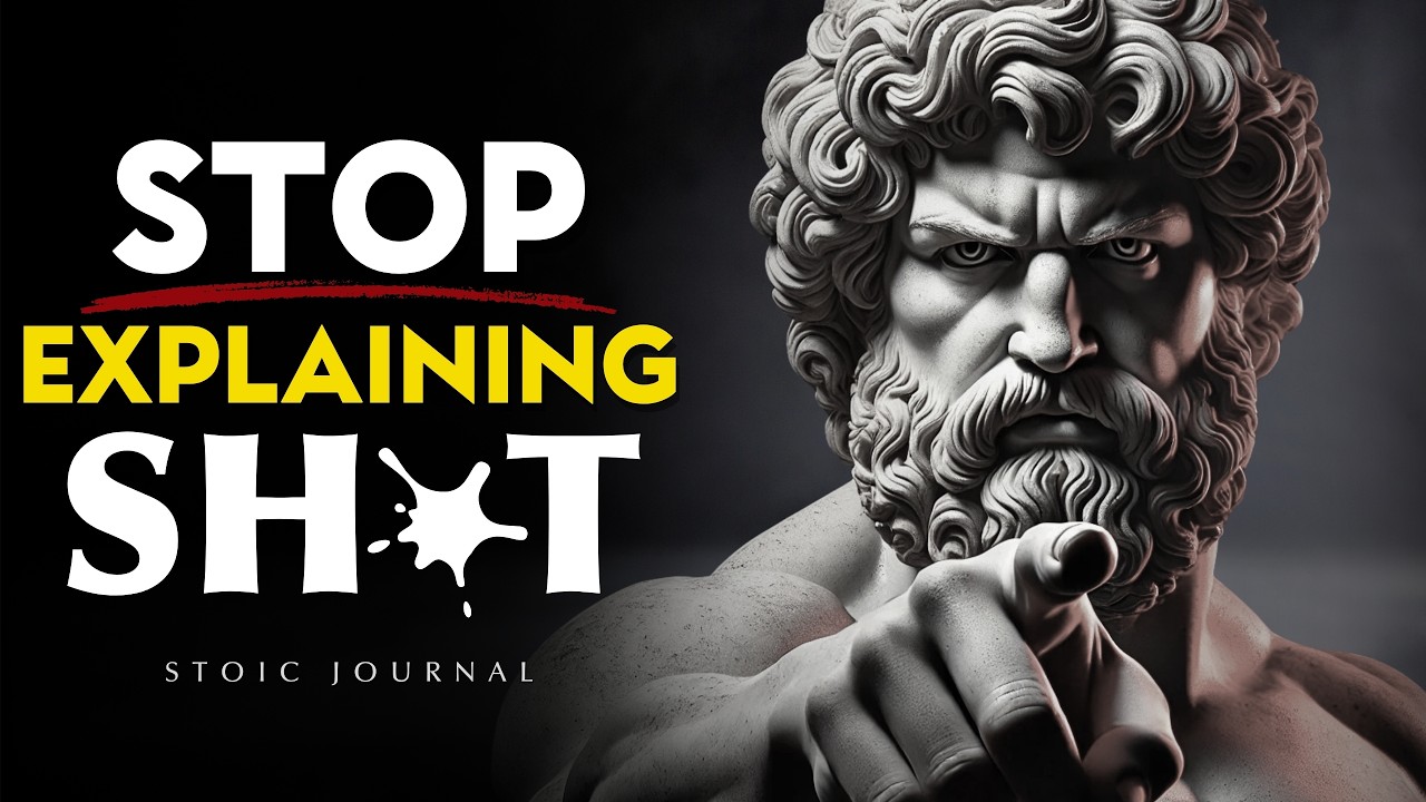 When You Stop Explaining Yourself, Everything Changes - STOICISM