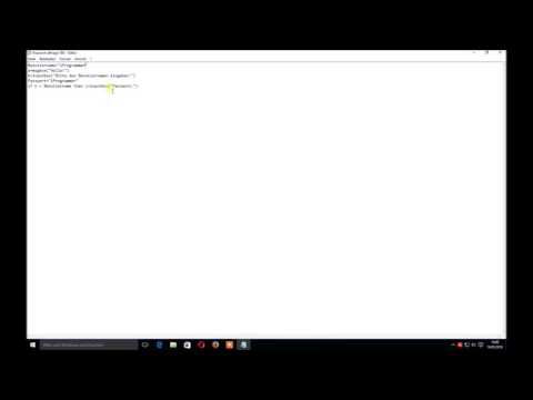 Passwortabfrage VBS