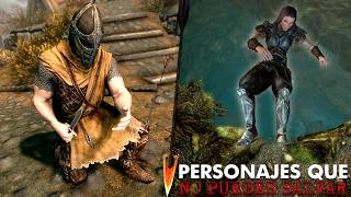 5 PERSONAJES QUE NO PUEDES SALVAR EN SKYRIM