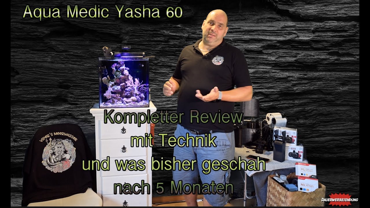 AquaMedic Yasha 60 Review nach 5 Monaten mit der KOMPLETTEN  TECHNIK