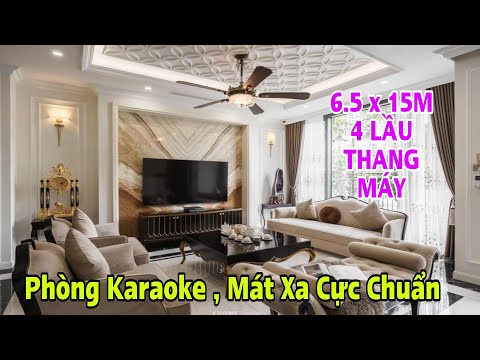 Video Bán nhà Gò Vấp | Cực Phầm nhà Mặt Tiền 6.5m x 15m 4... - youtube