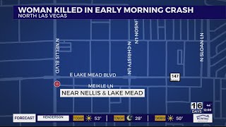 Las Vegas police: Woman, 24, killed in early-morning suspected DUI crash