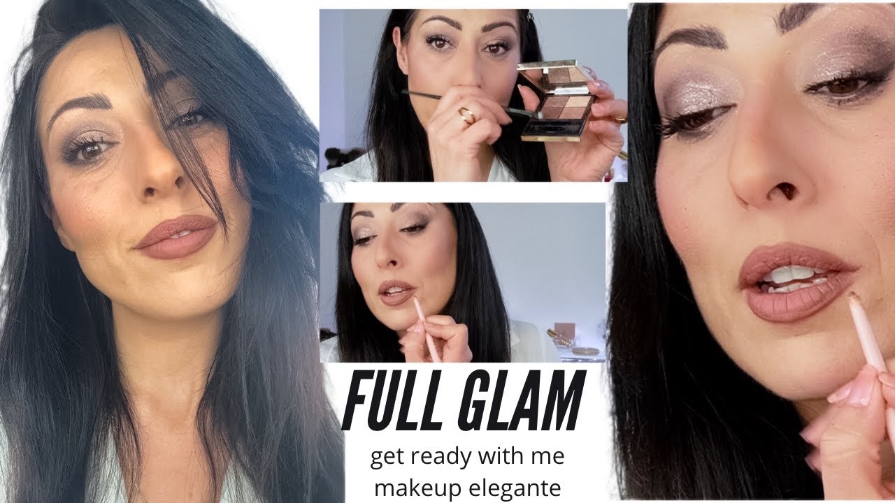 GET READY WITH ME | FULL GLAM MAKE-UP | Trucco elegante toni neutri #makeuptutorial #makeupitalia