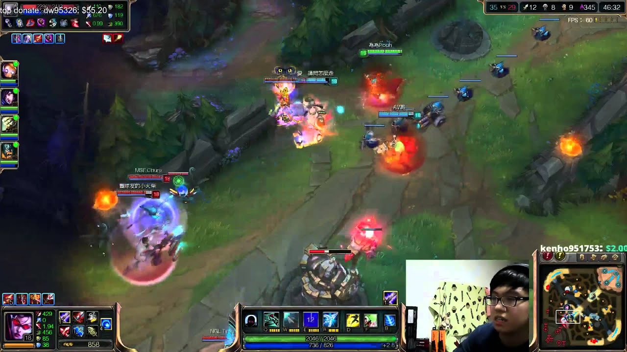 BEBE 逆風局 汎五連殺PentaKill + 五龍護體 大逆轉