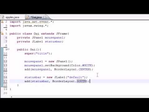 Java Programming Tutorial   74   Mouse Events