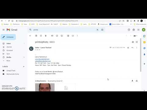 Emailing Digital Fingerprints and Photos for Eform website