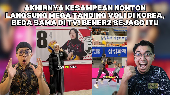 AKHIRNYA ORANG INDONESIA INI KESAMPEAN NONTON LANGSUNG MEGA TANDING VOLI DI KOREA, BEDA SAMA DI TV!