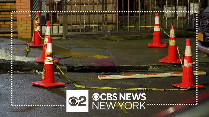 Sidewalk Collapses In Sunset Park Brooklyn